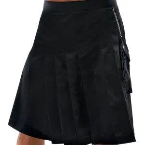 Svenjoyment Herren Kilt-Rock, inkl. Tasche | Schwarz, knielang | Bewegungsfreiheit schwarz Größe 2XL Svenjoyment Herren Kilt-Rock, inkl. Tasche | Schwarz, knielang | Bewegungsfreiheit schwarz Größe 2XL – Bild 6