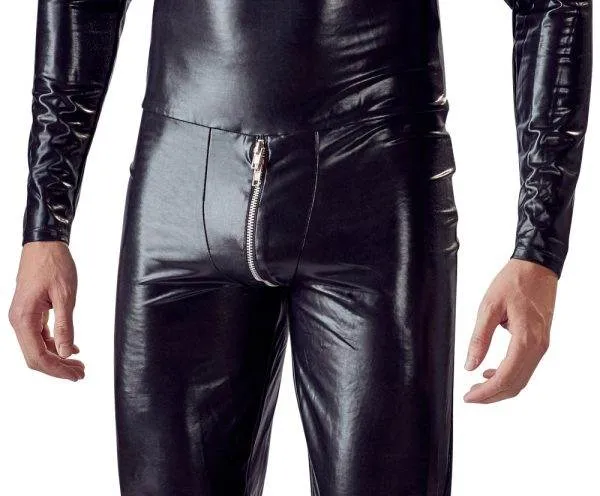 Fetish Collection - Deluxe Ganzkörperanzug mit Reißverschluss L Fetish Collection - Deluxe Ganzkörperanzug mit Reißverschluss L