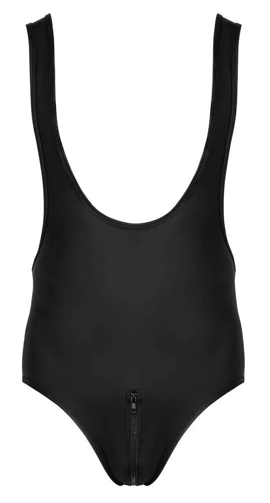 Svenjoyment Stringbody mit Reißverschluss, Schwarz, Mattlook Svenjoyment Stringbody mit Reißverschluss, Schwarz, Mattlook