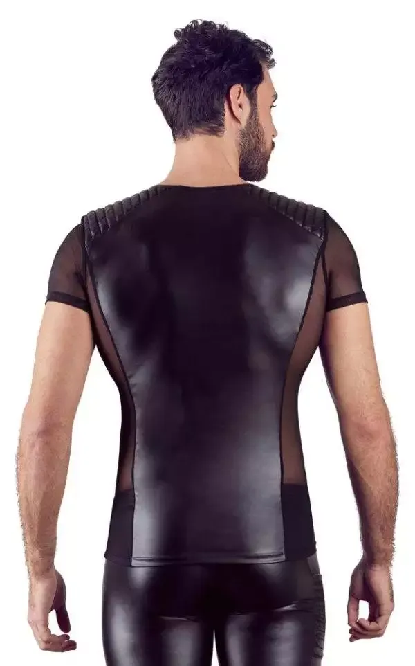 NEK Herrenshirt - Tight-Fit, Mattlook, gesteppte Schultern, Powernet-Einsätze L NEK Herrenshirt - Tight-Fit, Mattlook, gesteppte Schultern, Powernet-Einsätze L