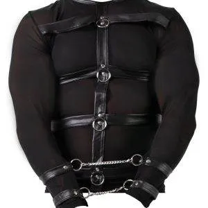 Svenjoyment Bondage Herren Langarm-Shirt mit Fesselriemen und Karabiner L Svenjoyment Bondage Herren Langarm-Shirt mit Fesselriemen und Karabiner L – Bild 7