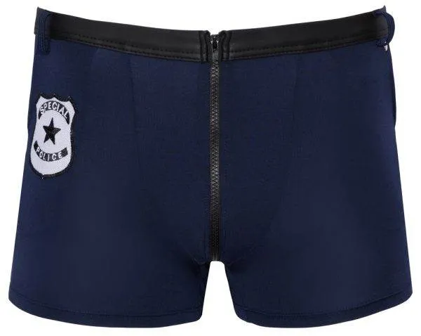 Svenjoyment Herren Pants Police, enge Pants im Special Police Style blau/schwarz Größe M Svenjoyment Herren Pants Police, enge Pants im Special Police Style blau/schwarz Größe M