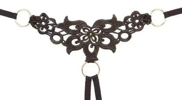 Cottelli LINGERIE - Ouvert Set mit Stickereien und Strass L Cottelli LINGERIE - Ouvert Set mit Stickereien und Strass L