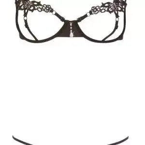 Cottelli LINGERIE - Ouvert Set mit Stickereien und Strass L Cottelli LINGERIE - Ouvert Set mit Stickereien und Strass L – Bild 7