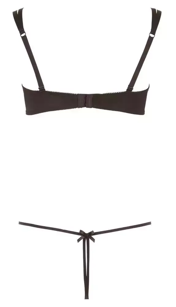 Cottelli LINGERIE - Ouvert Set mit Stickereien und Strass L Cottelli LINGERIE - Ouvert Set mit Stickereien und Strass L