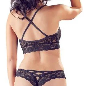 Cottelli LINGERIE - Soft-BH und Slip Set, zarte Spitze S/M Cottelli LINGERIE - Soft-BH und Slip Set, zarte Spitze S/M – Bild 6