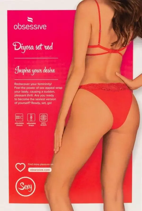 Obsessive Diyosa - Set mit Soft-BH und Slip M/L Obsessive Diyosa - Set mit Soft-BH und Slip M/L