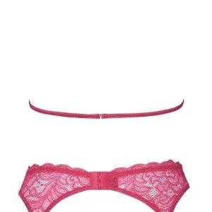 Cottelli LINGERIE - Neckholder-BH Strapsset S/M, pinkfarbene Spitze pink Größe L/XL Cottelli LINGERIE - Neckholder-BH Strapsset S/M, pinkfarbene Spitze pink Größe L/XL – Bild 7