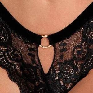 Cottelli LINGERIE BH Set Spitze S - Soft-BH und Slip im Set, stimulierende Perlenkette schwarz Größe S Cottelli LINGERIE BH Set Spitze S - Soft-BH und Slip im Set, stimulierende Perlenkette schwarz Größe S – Bild 8
