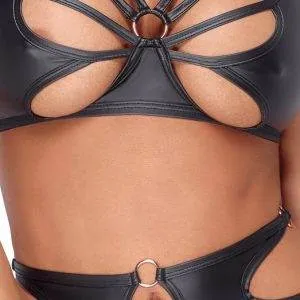 Cottelli LINGERIE BH-Set Ringe schwarz Größe XL Cottelli LINGERIE BH-Set Ringe schwarz Größe XL – Bild 7