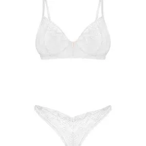 Obsessive Alissium Set - Soft-BH und Riostring in Weiß Obsessive Alissium Set - Soft-BH und Riostring in Weiß – Bild 6