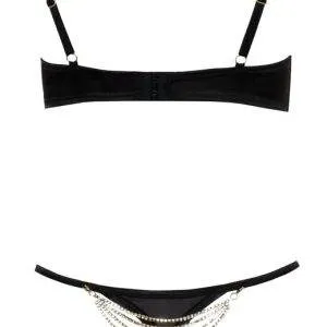 Cottelli LINGERIE - Glitzer Set mit abnehmbaren Strassketten 75B/S Cottelli LINGERIE - Glitzer Set mit abnehmbaren Strassketten 75B/S – Bild 7