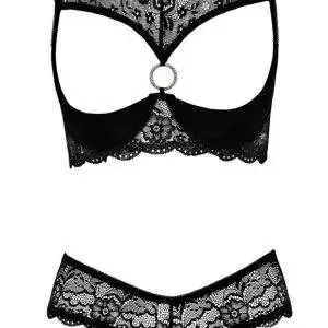Cottelli LINGERIE - Hebe Set mit Glitzerelementen und String ouvert 80B/M Cottelli LINGERIE - Hebe Set mit Glitzerelementen und String ouvert 80B/M – Bild 6