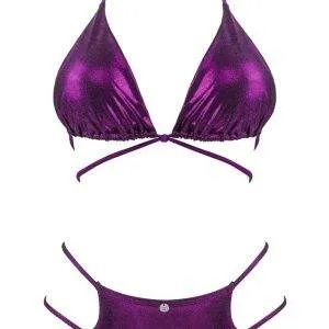 Obsessive Bikini Balitta - Lila-Glanzlook, leicht gefüttert, hoher Tragekomfort M Obsessive Bikini Balitta - Lila-Glanzlook, leicht gefüttert, hoher Tragekomfort M – Bild 6