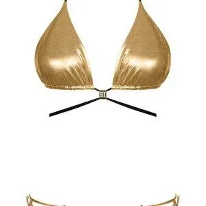 Obsessive Bikini Goldivia - Goldglanz & schwarze Kontraste Schwarz/Gold L Obsessive Bikini Goldivia - Goldglanz & schwarze Kontraste Schwarz/Gold L – Bild 6