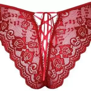 Cottelli LINGERIE - Verführerischer Slip ouvert in Rot M Cottelli LINGERIE - Verführerischer Slip ouvert in Rot M – Bild 6