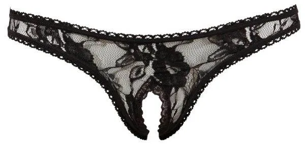 Cottelli LINGERIE - Offener Spitzenstring XL Cottelli LINGERIE - Offener Spitzenstring XL