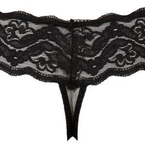 Cottelli LINGERIE - Rio Perlen String, schwarze Spitze M Cottelli LINGERIE - Rio Perlen String, schwarze Spitze M – Bild 8