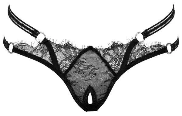 Cottelli LINGERIE - Verführerischer Riostring mit Strassringen M/L Cottelli LINGERIE - Verführerischer Riostring mit Strassringen M/L
