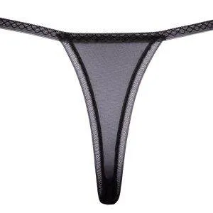 Cottelli LINGERIE Riostring Blume Schwarz/Rosa M/L Cottelli LINGERIE Riostring Blume Schwarz/Rosa M/L – Bild 6