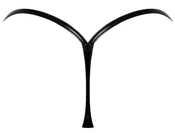 Noir Powerwetlook String - Sexy & bequem S/M Noir Powerwetlook String - Sexy & bequem S/M