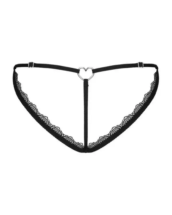 Obsessive Miamor - Verführerischer Spitzenstring blau S/M Obsessive Miamor - Verführerischer Spitzenstring blau S/M