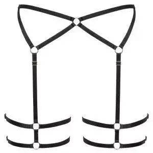 Cottelli LINGERIE Harness, Schwarz, Größe S Cottelli LINGERIE Harness, Schwarz, Größe S – Bild 5