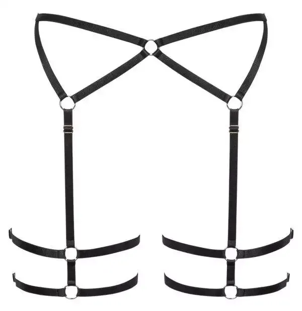 Cottelli LINGERIE Harness, Schwarz, Größe S Cottelli LINGERIE Harness, Schwarz, Größe S