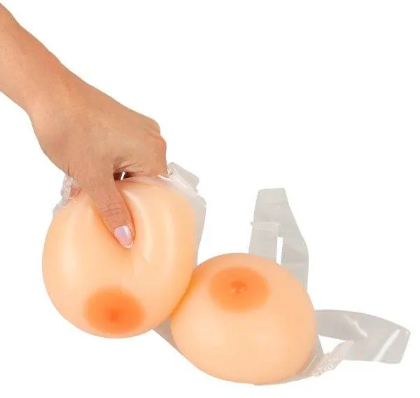 Cottelli Silikonbrüste mit Halter - lebensechte Optik (400g) unisize Cottelli Silikonbrüste mit Halter - lebensechte Optik (400g) unisize
