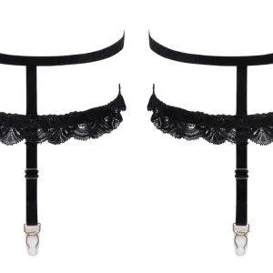 Cottelli ACCESSOIRES Doppel-Strumpfband in Schwarz Cottelli ACCESSOIRES Doppel-Strumpfband in Schwarz – Bild 5