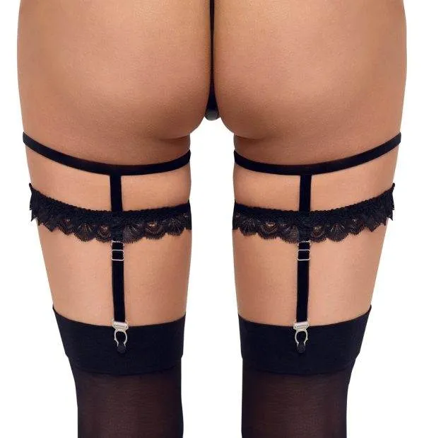 Cottelli ACCESSOIRES Doppel-Strumpfband in Schwarz Cottelli ACCESSOIRES Doppel-Strumpfband in Schwarz