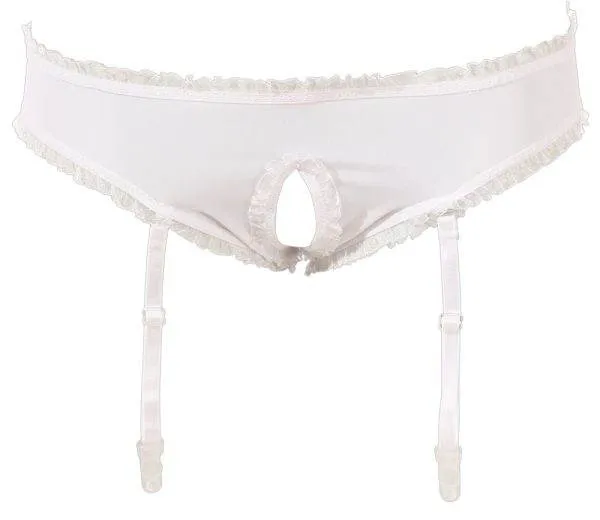 Cottelli COSTUMES Schulmädchen Set - Krawatte, Top, Rock, Slip Weiß/Blau/Grün XL Cottelli COSTUMES Schulmädchen Set - Krawatte, Top, Rock, Slip Weiß/Blau/Grün XL