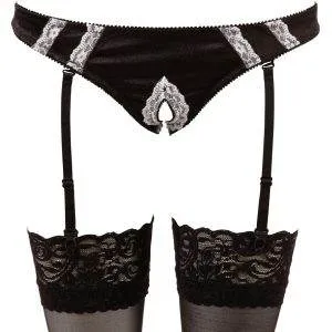 Cottelli COSTUMES Servier Set S - Komplettes Outfit für heiße Rollenspiele Schwarz/Weiß S Cottelli COSTUMES Servier Set S - Komplettes Outfit für heiße Rollenspiele Schwarz/Weiß S – Bild 6