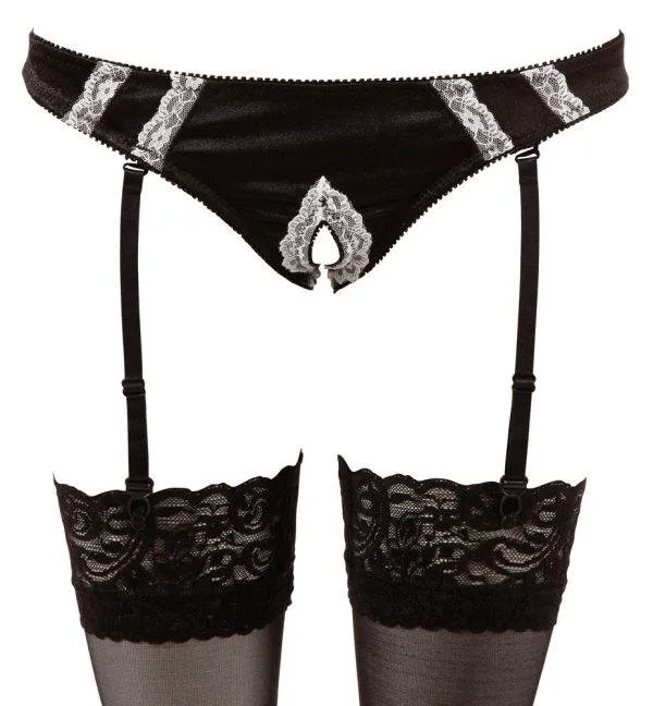 Cottelli COSTUMES Servier Set S - Komplettes Outfit für heiße Rollenspiele Schwarz/Weiß S Cottelli COSTUMES Servier Set S - Komplettes Outfit für heiße Rollenspiele Schwarz/Weiß S