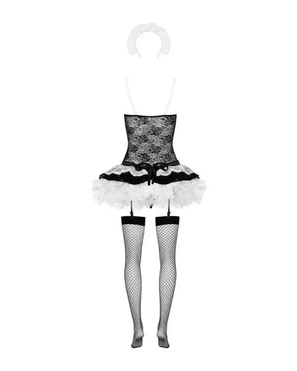 Obsessive Frilles - Sexy Service Kostüm schwarz S/M Obsessive Frilles - Sexy Service Kostüm schwarz S/M