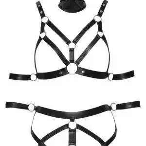 Bad Kitty Fesselset mit Maske - BDSM-Accessoires schwarz L Bad Kitty Fesselset mit Maske - BDSM-Accessoires schwarz L – Bild 6