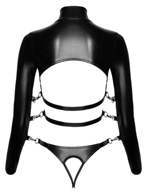 Bad Kitty Bondage et - busenfreies hirt & tring ouvert L Bad Kitty Bondage et - busenfreies hirt & tring ouvert L