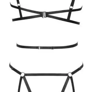 Cottelli LINGERIE Bondage-Style Harness-Set, Schwarz Cottelli LINGERIE Bondage-Style Harness-Set, Schwarz – Bild 6