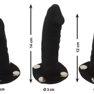 Bad Kitty Strap-on-String Set - Lederoptik - inklusive 3 Silikon-Dildos Bad Kitty Strap-on-String Set - Lederoptik - inklusive 3 Silikon-Dildos – Bild 8