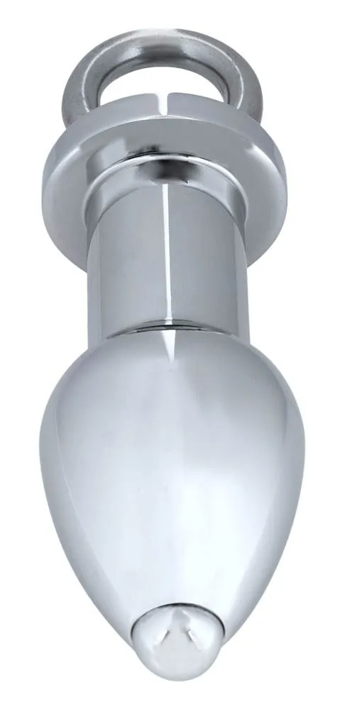 Fetish Collection - Handfesseln mit Analplug Schwarz/Silber Fetish Collection - Handfesseln mit Analplug Schwarz/Silber