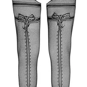 Cottelli LEGWEAR - Netzstrumpfhose ouvert mit Strumpfband S/M Cottelli LEGWEAR - Netzstrumpfhose ouvert mit Strumpfband S/M – Bild 6