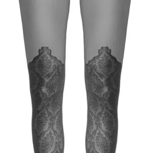 Cottelli LEGWEAR - Spitzenoptik Overknee Strumpfhose ouvert schwarz 5 Cottelli LEGWEAR - Spitzenoptik Overknee Strumpfhose ouvert schwarz 5 – Bild 7
