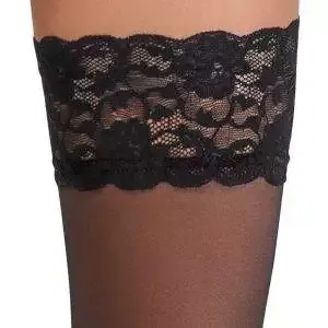 Cottelli LEGWARE Halterlose Strümpfe mit Spitzenabschluss - Schwarz, 20 DEN Cottelli LEGWARE Halterlose Strümpfe mit Spitzenabschluss - Schwarz, 20 DEN – Bild 7