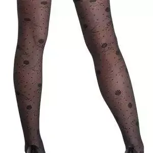 Cottelli LEGWEAR - Rosenmuster Halterlose Strümpfe schwarz Größe 1 Cottelli LEGWEAR - Rosenmuster Halterlose Strümpfe schwarz Größe 1 – Bild 6