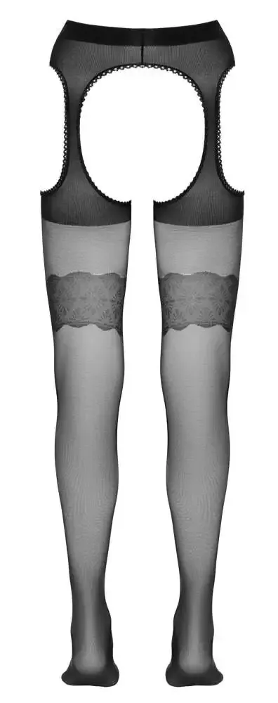 Cottelli LEGWEAR - Cut-out Strumpfhose mit ouvert Schritt XL Cottelli LEGWEAR - Cut-out Strumpfhose mit ouvert Schritt XL
