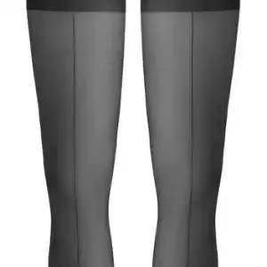 Cottelli LEGWEAR - Schwarze Straps-Strumpfhose mit Ziernaht und Cut-outs schwarz Größe 5 Cottelli LEGWEAR - Schwarze Straps-Strumpfhose mit Ziernaht und Cut-outs schwarz Größe 5 – Bild 7