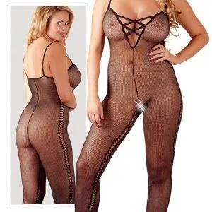 NO:XQSE Catsuit Netz mit Lochmuster, ouvert im Schritt 2XL/3XL NO:XQSE Catsuit Netz mit Lochmuster, ouvert im Schritt 2XL/3XL – Bild 7