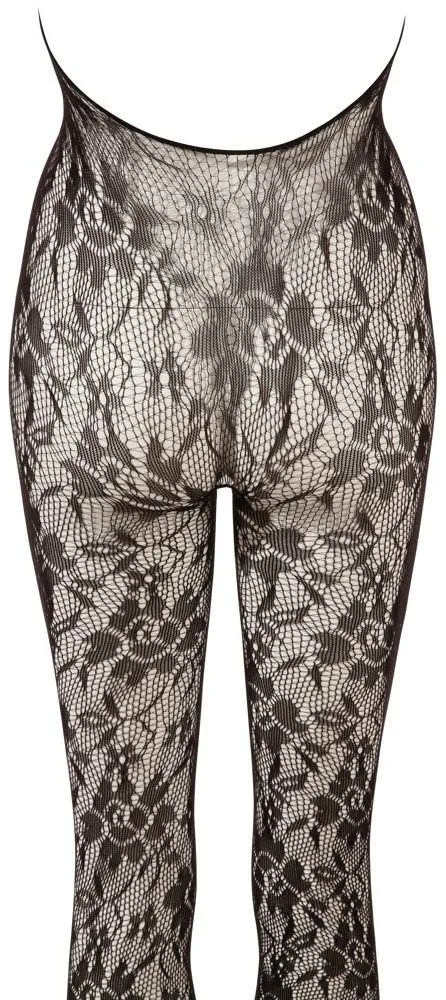 NO:XQSE Catsuit - Schwarzes Netz mit Perlen, ouvert im Schritt L/XL NO:XQSE Catsuit - Schwarzes Netz mit Perlen, ouvert im Schritt L/XL
