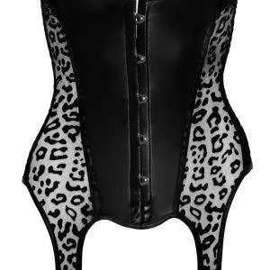 Noir Strapshemd Leo-Samtflockprint S Noir Strapshemd Leo-Samtflockprint S – Bild 7