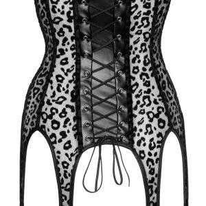 Noir Strapshemd Leo-Samtflockprint S Noir Strapshemd Leo-Samtflockprint S – Bild 8